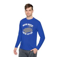 Load image into Gallery viewer, Motor Boatin' Son of a B*tch Funny Credit Card Captain Long Sleeve Tee
