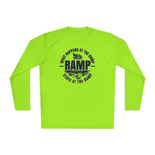 Load image into Gallery viewer, What Happens at the Ramp Stays at the Ramp Official CCC Funny Unisex Lightweight Long Sleeve Tee