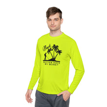 Load image into Gallery viewer, Beach Better Have My Money Metal Detector Funny Lightweight Long Sleeve Tee