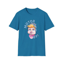 Load image into Gallery viewer, HayHay Says, "Motor Up!" Official Credit Card Captain Softstyle T-Shirt