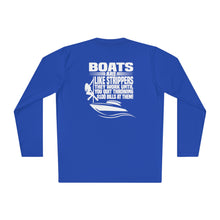 Load image into Gallery viewer, Boats Are Like Strippers Funny Official Credit Card Captain Long Sleeve Tee
