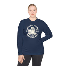 Load image into Gallery viewer, What Happens at the Ramp Stays at the Ramp Official CCC Funny Unisex Lightweight Long Sleeve Tee