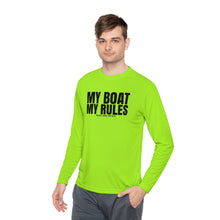 Load image into Gallery viewer, My Boat My Rules Official Credit Card Captain Funny Long Sleeve Tee