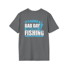 Load image into Gallery viewer, It's Never a Bad Day When You're Fishing Marlin Design Official CCC Softstyle T-Shirt