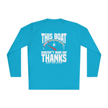 Load image into Gallery viewer, This Boat Doesn't Run on Thanks Funny Credit Card Captain Long Sleeve Tee