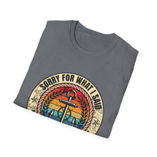 Load image into Gallery viewer, Sorry For What I Said While Docking the Boat Funny Official Credit Card Captain- T-Top Design Softstyle T-Shirt