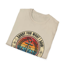 Load image into Gallery viewer, Sorry For What I Said While Docking the Boat Funny Official Credit Card Captain- T-Top Design Softstyle T-Shirt