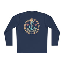 Load image into Gallery viewer, Credit Card Captain Official Broken Anchor Colored Logo Front and Back Lightweight Long Sleeve Tee