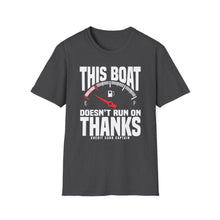Load image into Gallery viewer, This Boat Doesn't Run on Thanks Funny Credit Card Captain Softstyle T-Shirt