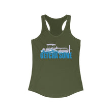 Load image into Gallery viewer, Getcha Some Pontoon Boat At The Dock Official CCC Funny Women's Racerback Tank