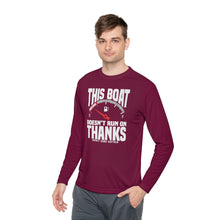 Load image into Gallery viewer, This Boat Doesn't Run on Thanks Funny Credit Card Captain Long Sleeve Tee