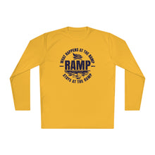 Load image into Gallery viewer, What Happens at the Ramp Stays at the Ramp Official CCC Funny Unisex Lightweight Long Sleeve Tee