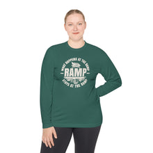 Load image into Gallery viewer, What Happens at the Ramp Stays at the Ramp Official CCC Funny Unisex Lightweight Long Sleeve Tee