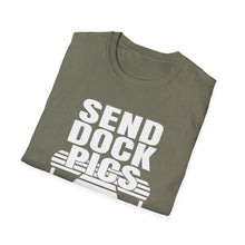 Load image into Gallery viewer, Send Dock Pics Funny Credit Card Captain Softstyle T-Shirt