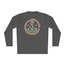 Load image into Gallery viewer, Credit Card Captain Official Broken Anchor Colored Logo Front and Back Lightweight Long Sleeve Tee