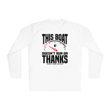 Load image into Gallery viewer, This Boat Doesn't Run on Thanks Funny Credit Card Captain Long Sleeve Tee