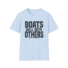 Load image into Gallery viewer, Boats Well With Others Official Credit Card Captain Softstyle T-Shirt