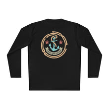 Load image into Gallery viewer, Credit Card Captain Official Broken Anchor Colored Logo Front and Back Lightweight Long Sleeve Tee