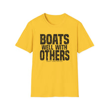 Load image into Gallery viewer, Boats Well With Others Official Credit Card Captain Softstyle T-Shirt
