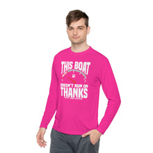 Load image into Gallery viewer, This Boat Doesn't Run on Thanks Funny Credit Card Captain Long Sleeve Tee