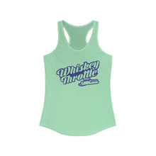 Load image into Gallery viewer, Whiskey Throttle Pontoon Captain Official Credit Card Captain Funny Women's Racerback Tank