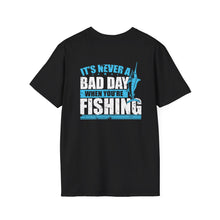 Load image into Gallery viewer, It's Never a Bad Day When You're Fishing Marlin Design Official CCC Softstyle T-Shirt