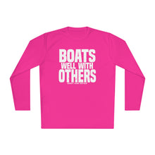 Load image into Gallery viewer, Boats Well With Others Official Credit Card Captain Lightweight Long Sleeve Tee