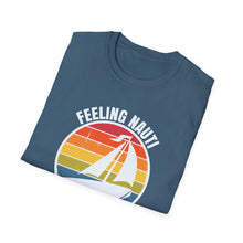 Load image into Gallery viewer, Feeling Nauti Sailboat Official Credit Card Captain Softstyle T-Shirt
