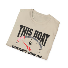 Load image into Gallery viewer, This Boat Doesn't Run on Thanks Funny Credit Card Captain Softstyle T-Shirt