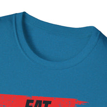 Load image into Gallery viewer, Eat, Sleep, Fish, Repeat Official Credit Card Captain Softstyle T-Shirt