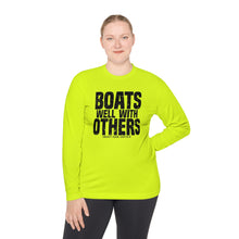 Load image into Gallery viewer, Boats Well With Others Official Credit Card Captain Lightweight Long Sleeve Tee