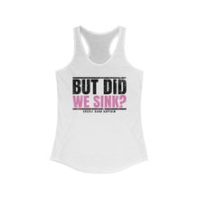 Load image into Gallery viewer, But Did We Sink? Official Credit Card Captain Funny Women's Racerback Tank