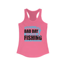 Load image into Gallery viewer, It's Never a Bad Day When You're Fishing Marlin Design Official CCC Women's Racerback Tank