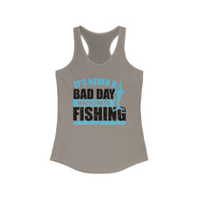 Load image into Gallery viewer, It's Never a Bad Day When You're Fishing Marlin Design Official CCC Women's Racerback Tank