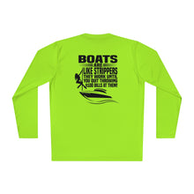 Load image into Gallery viewer, Boats Are Like Strippers Funny Official Credit Card Captain Long Sleeve Tee