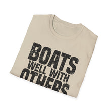 Load image into Gallery viewer, Boats Well With Others Official Credit Card Captain Softstyle T-Shirt