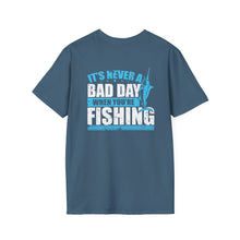 Load image into Gallery viewer, It's Never a Bad Day When You're Fishing Marlin Design Official CCC Softstyle T-Shirt