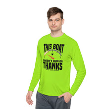 Load image into Gallery viewer, This Boat Doesn't Run on Thanks Funny Credit Card Captain Long Sleeve Tee