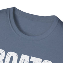 Load image into Gallery viewer, Boats Well With Others Official Credit Card Captain Softstyle T-Shirt