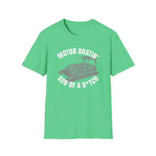 Load image into Gallery viewer, Motor Boatin' Son of a B*tch Funny Credit Card Captain Softstyle T-Shirt