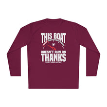 Load image into Gallery viewer, This Boat Doesn't Run on Thanks Funny Credit Card Captain Long Sleeve Tee