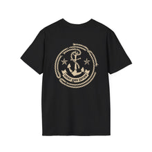 Load image into Gallery viewer, Credit Card Captain Official Broken Anchor Logo Softstyle T-Shirt