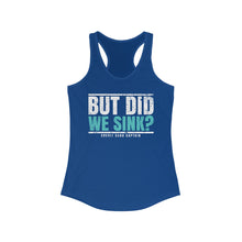 Load image into Gallery viewer, But Did We Sink? Official Credit Card Captain Funny Women's Racerback Tank