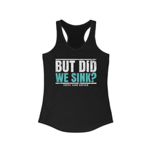 Load image into Gallery viewer, But Did We Sink? Official Credit Card Captain Funny Women's Racerback Tank