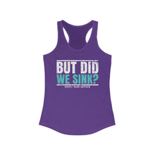 Load image into Gallery viewer, But Did We Sink? Official Credit Card Captain Funny Women's Racerback Tank