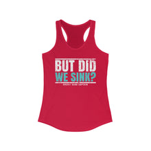 Load image into Gallery viewer, But Did We Sink? Official Credit Card Captain Funny Women's Racerback Tank