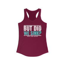 Load image into Gallery viewer, But Did We Sink? Official Credit Card Captain Funny Women's Racerback Tank