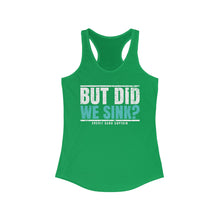 Load image into Gallery viewer, But Did We Sink? Official Credit Card Captain Funny Women's Racerback Tank