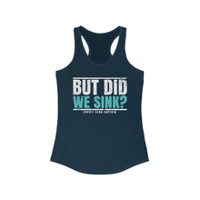 Load image into Gallery viewer, But Did We Sink? Official Credit Card Captain Funny Women's Racerback Tank