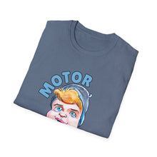 Load image into Gallery viewer, HayHay Says, "Motor Up!" Official Credit Card Captain Softstyle T-Shirt